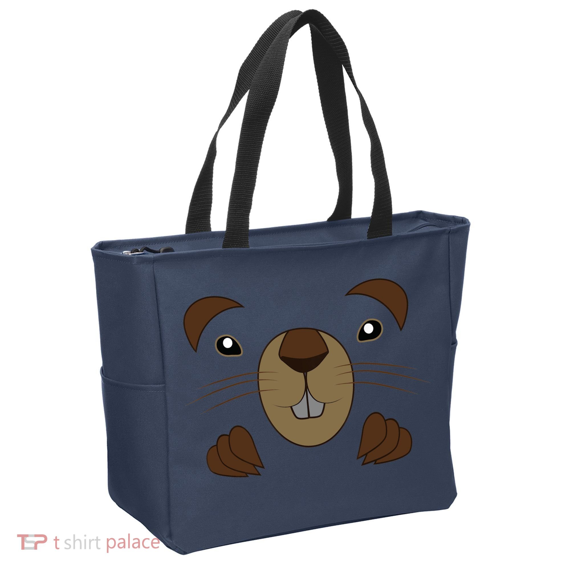 Funny Happy Groundhog Day Toddler Tote Bag