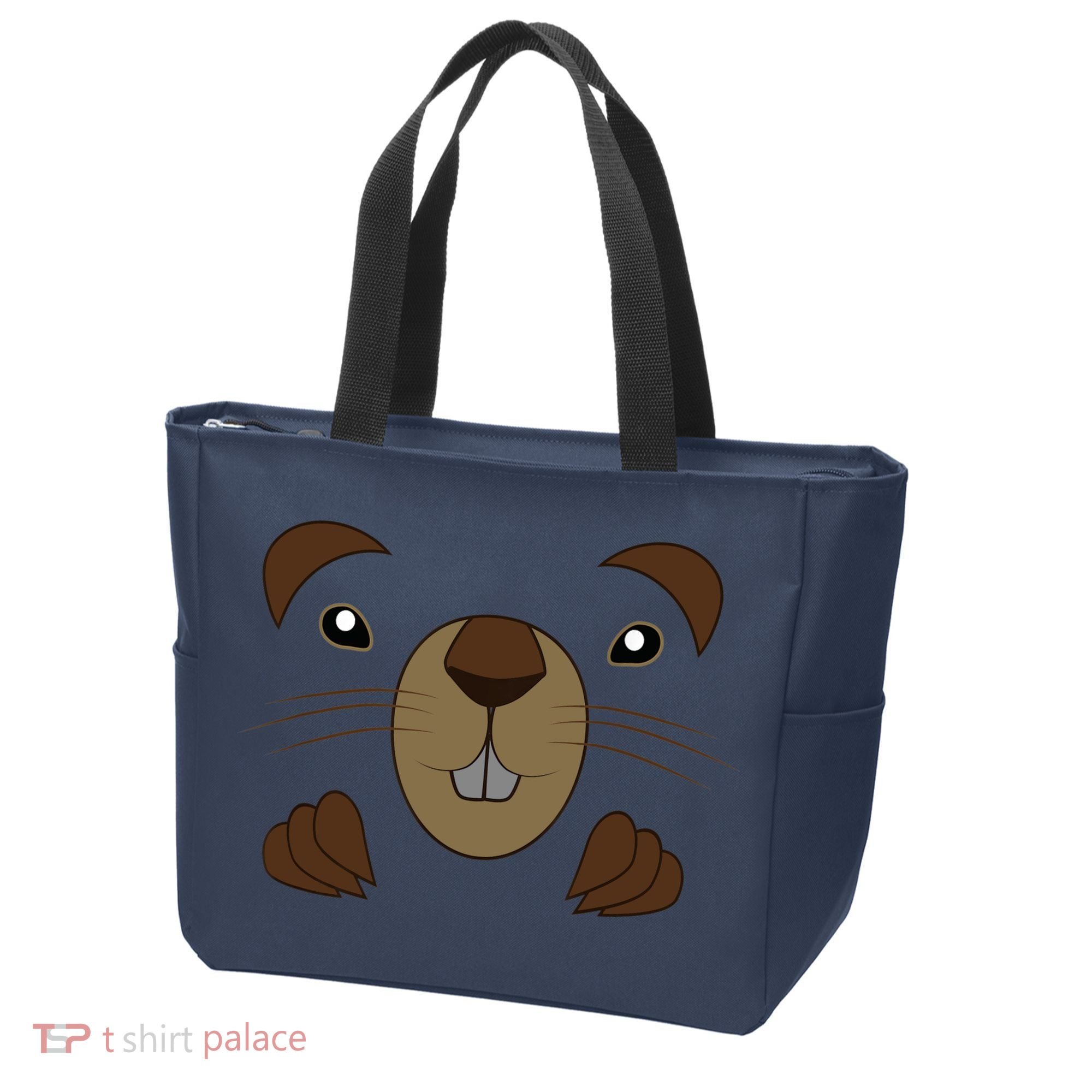 Funny Happy Groundhog Day Toddler Tote Bag