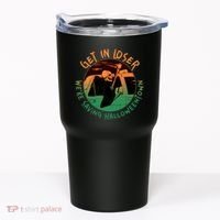 Funny Halloween Get In Loser We're Saving Halloweentown Grim Reaper Skeleton Tumbler thumb 0
