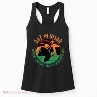 Funny Halloween Get In Loser We're Saving Halloweentown Grim Reaper Skeleton Women's Tank Top thumb 0