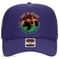 Funny Halloween Get In Loser We're Saving Halloweentown Grim Reaper Skeleton Hat thumb 0
