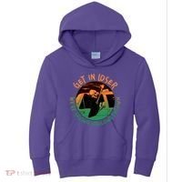 Funny Halloween Get In Loser We're Saving Halloweentown Grim Reaper Skeleton Kids Hoodie thumb 0