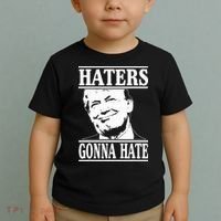 Funny Haters Gonna Hate Donald Trump President Toddler T-Shirt thumb 2
