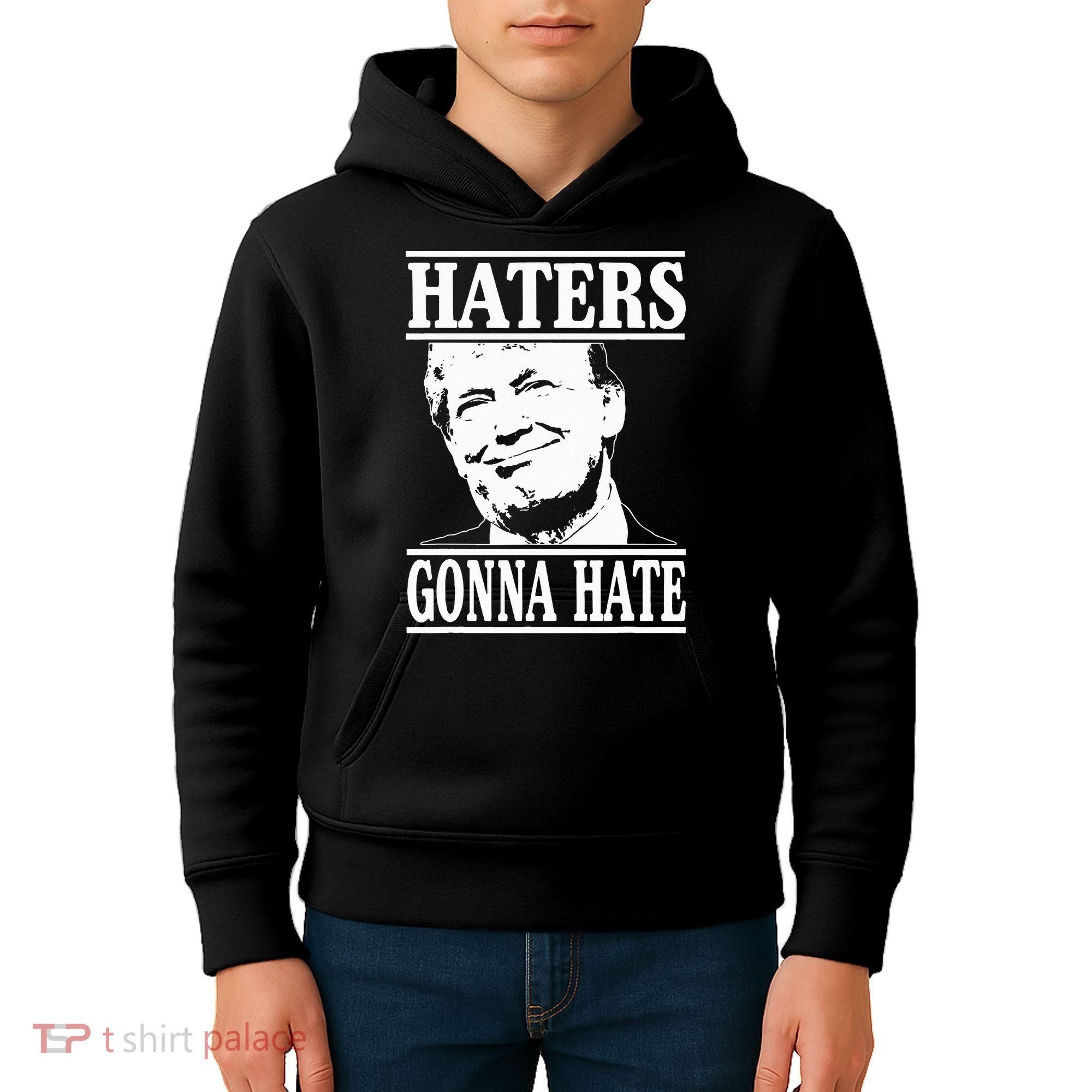 Funny Haters Gonna Hate Donald Trump President Kids Hoodie