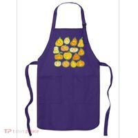 Funny Halloween Glowing Jackolantern Pumpkin Faces Apron thumb 0