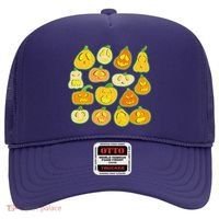 Funny Halloween Glowing Jackolantern Pumpkin Faces Hat thumb 0
