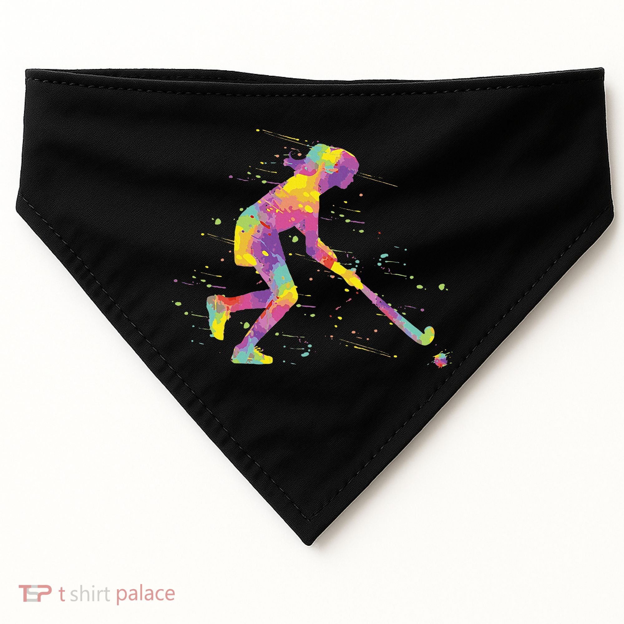 Field Hockey Girl USA-Made Doggie Bandana