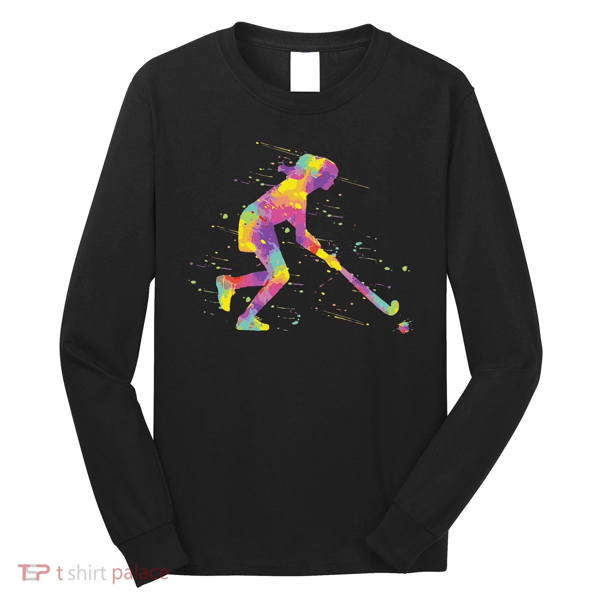 Field Hockey Girl Long Sleeve Shirt