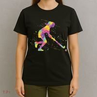 Field Hockey Girl T-Shirt thumb 4