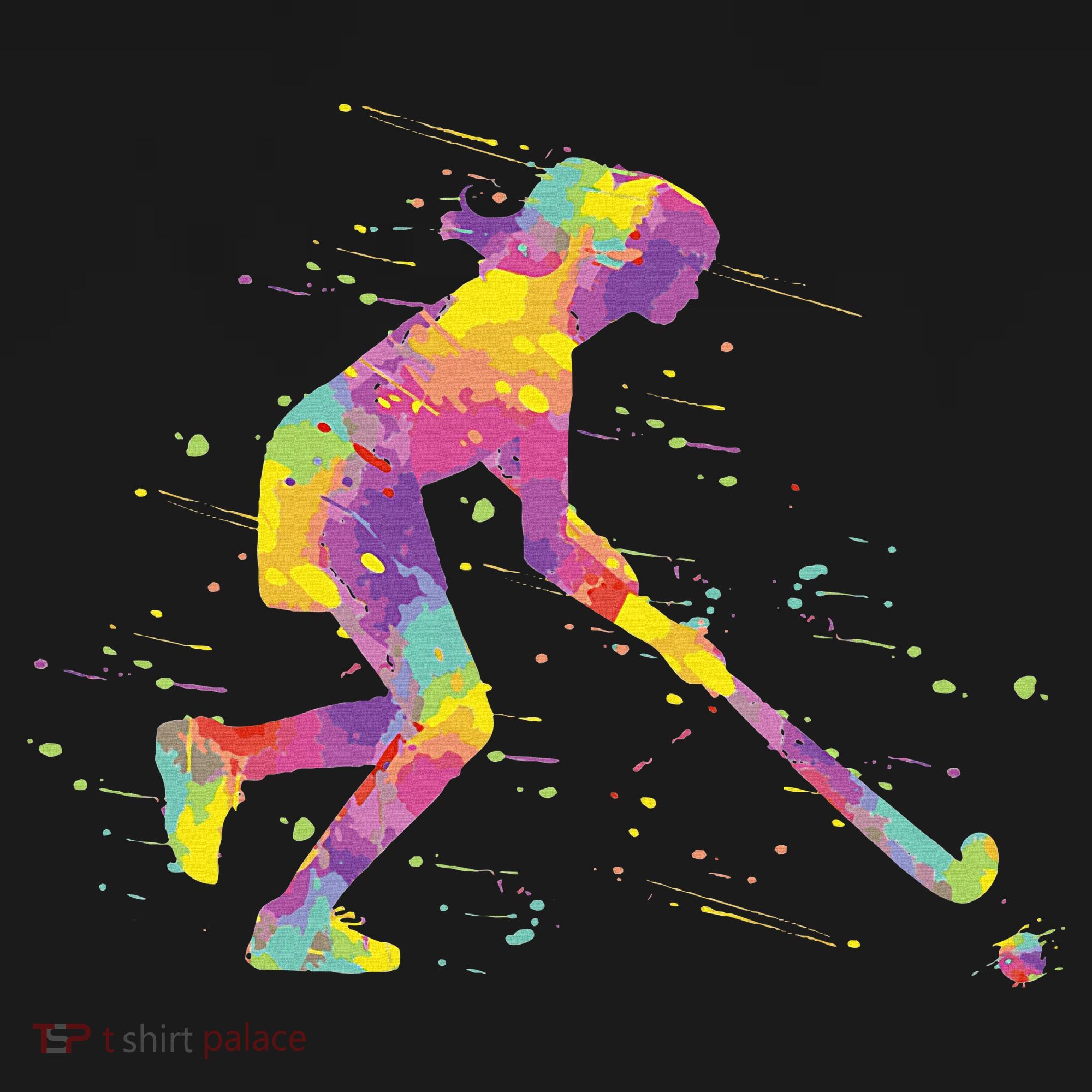 Field Hockey Girl T-Shirt