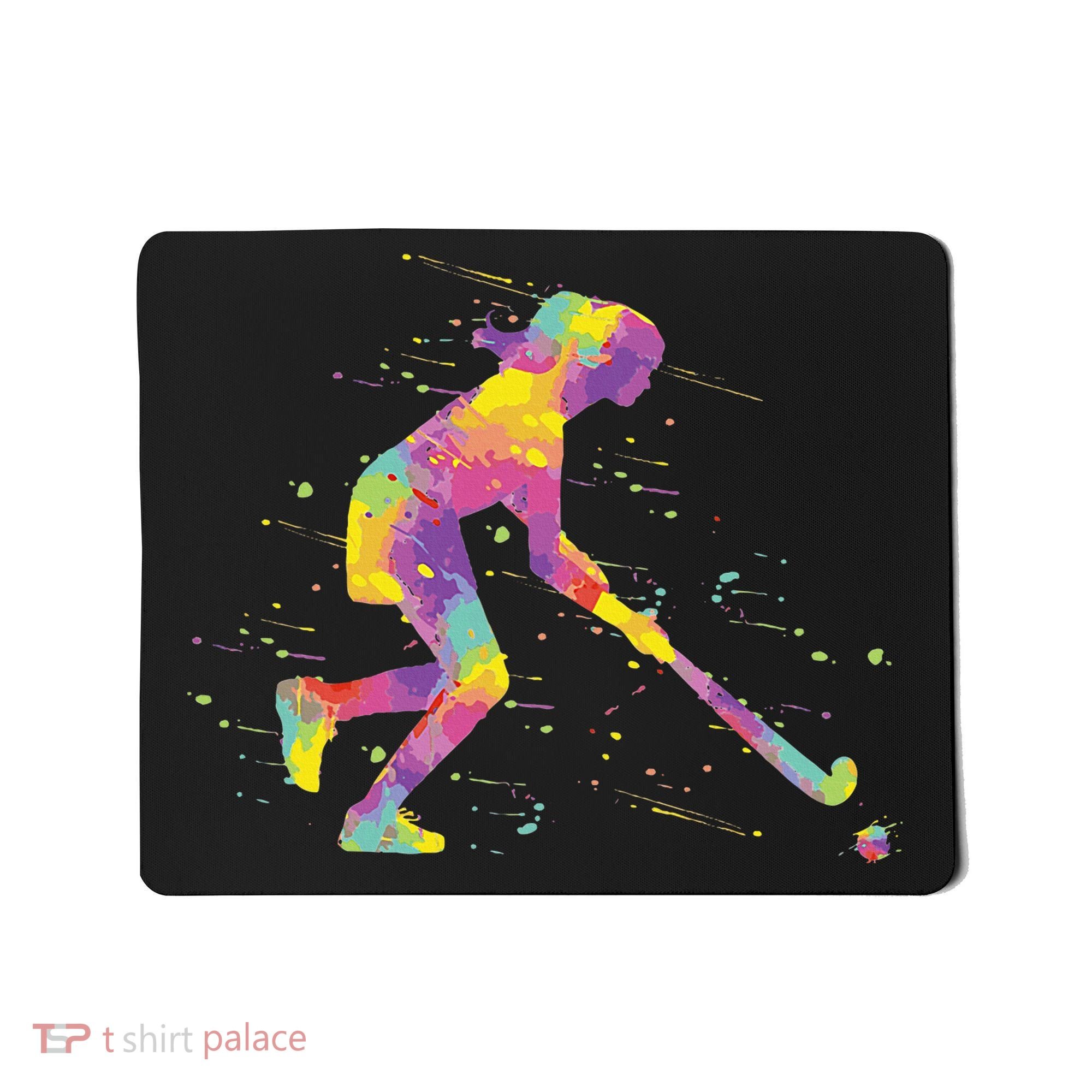Field Hockey Girl Mousepad