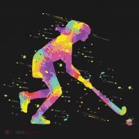 Field Hockey Girl Mousepad thumb 1