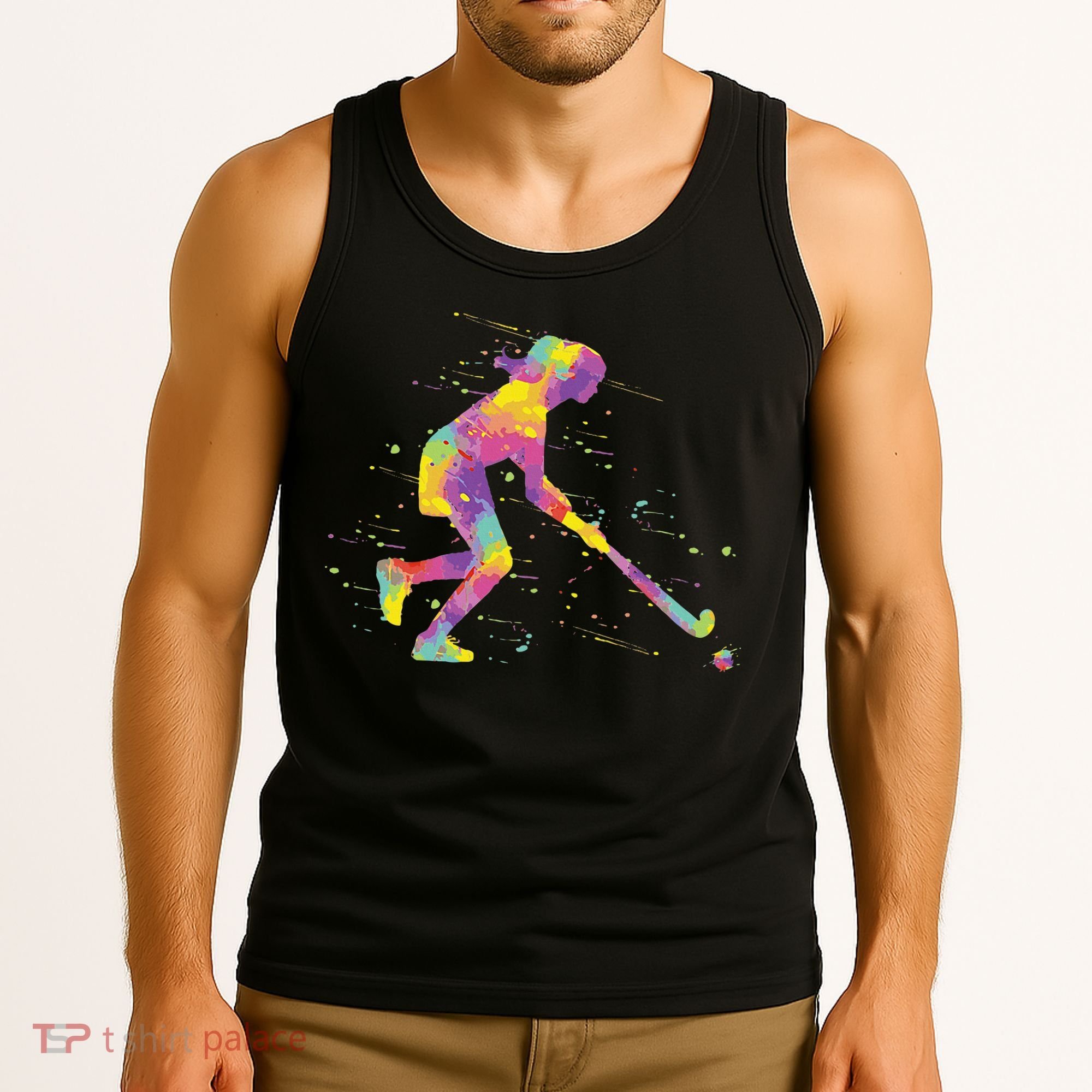 Field Hockey Girl Tank Top