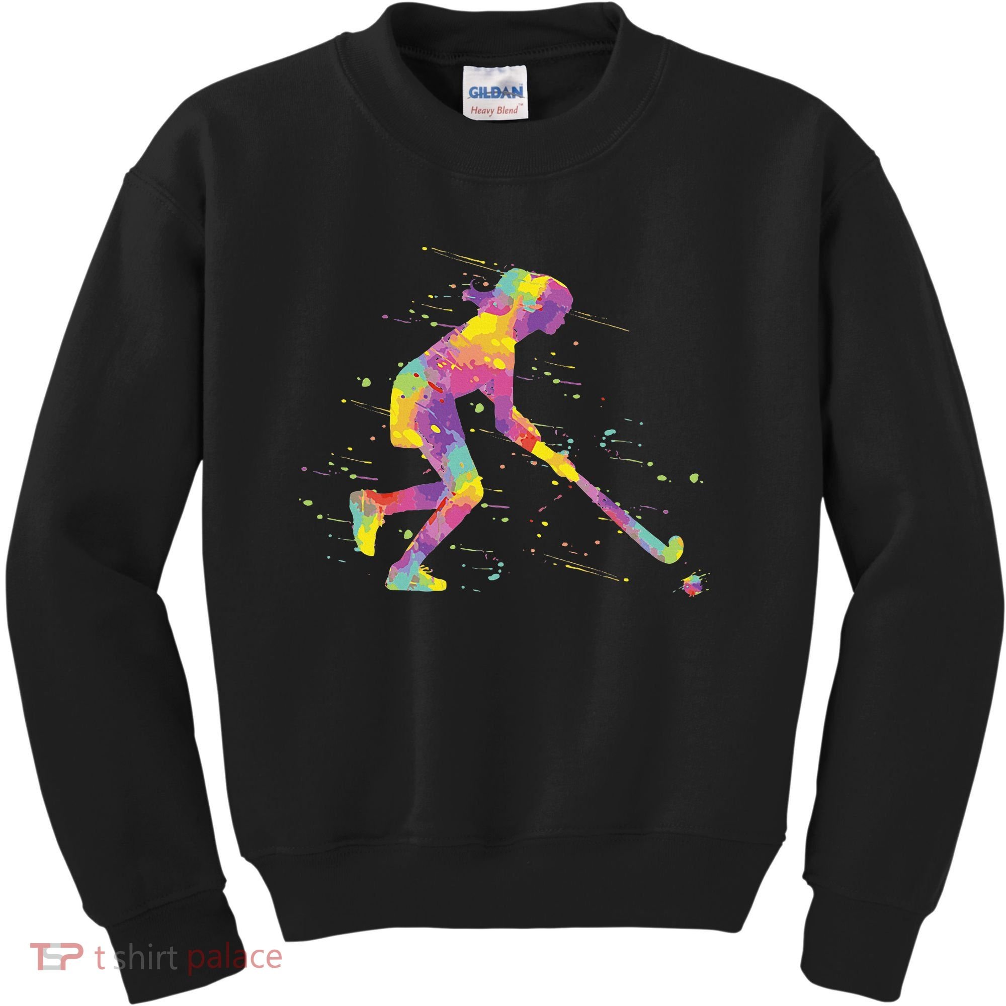 Field Hockey Girl Kids Sweatshirt