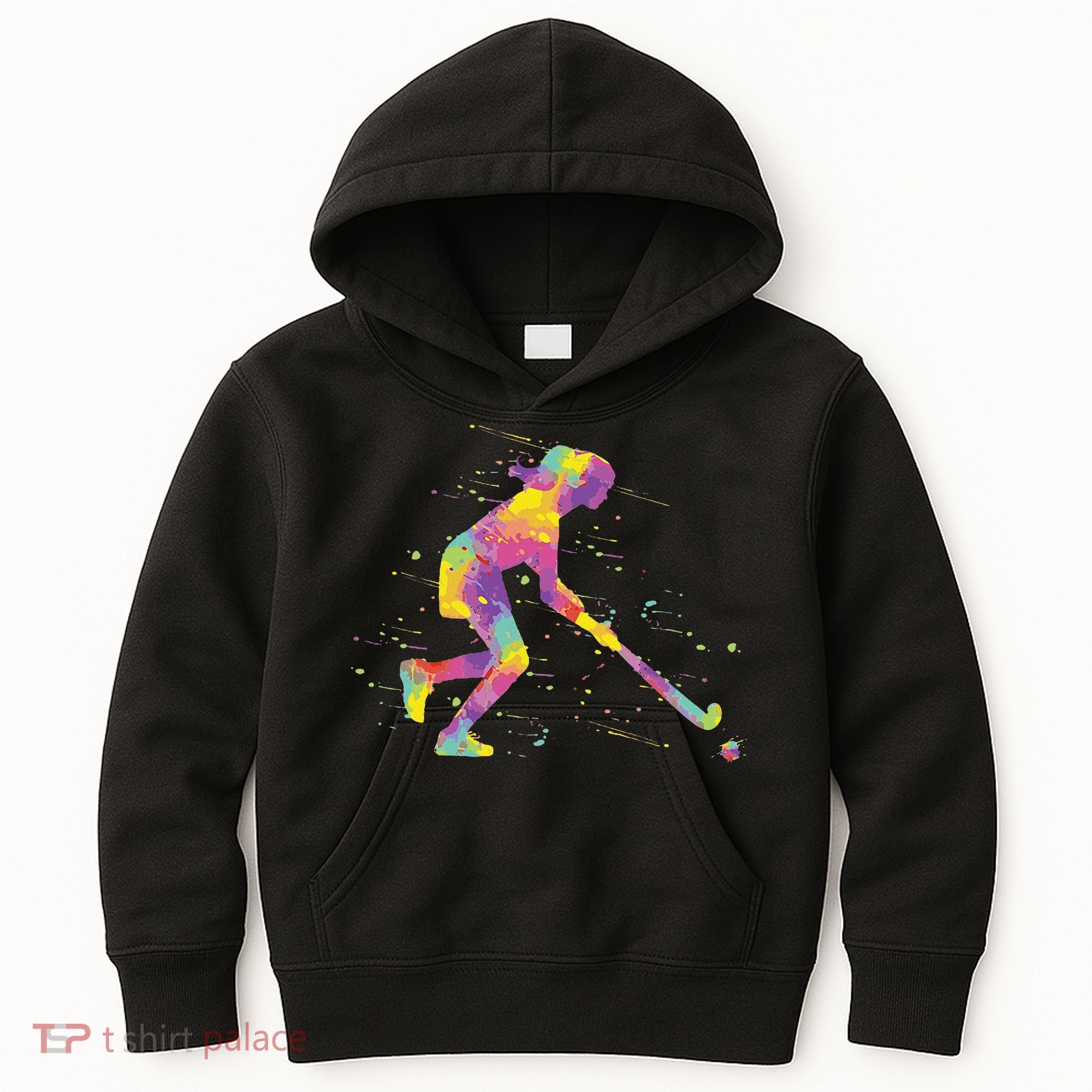 Field Hockey Girl Kids Hoodie