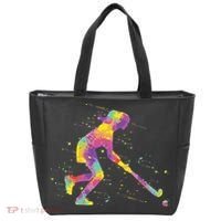 Field Hockey Girl Tote Bag thumb 0