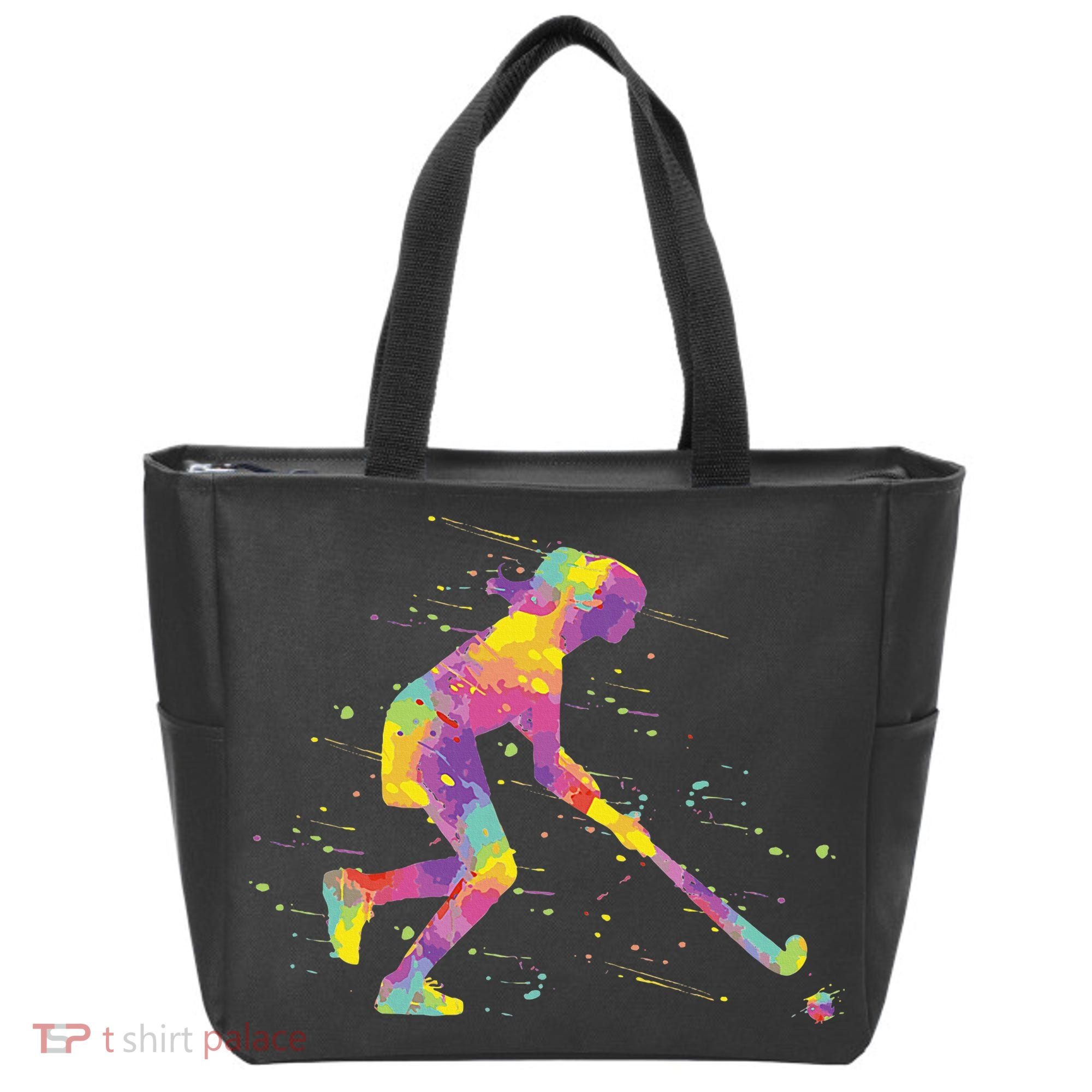 Field Hockey Girl Tote Bag