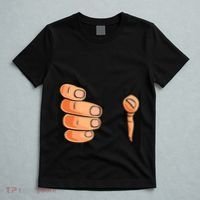 Funny Hand Gripping Optical Illusion T-Shirt thumb 5
