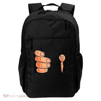 Funny Hand Gripping Optical Illusion Backpack