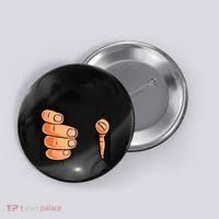 Funny Hand Gripping Optical Illusion Button thumb 0