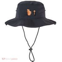 Funny Hand Gripping Optical Illusion Bucket Hat thumb 0