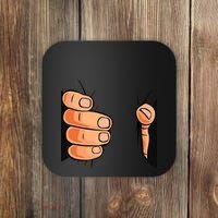 Funny Hand Gripping Optical Illusion Coaster thumb 0
