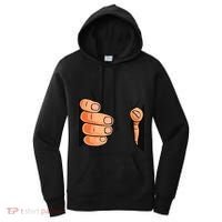 Funny Hand Gripping Optical Illusion Women's Hoodie thumb 0