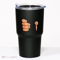 Funny Hand Gripping Optical Illusion Tumbler thumb 0
