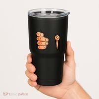 Funny Hand Gripping Optical Illusion Tumbler thumb 2