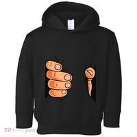 Funny Hand Gripping Optical Illusion Toddler Hoodie thumb 0