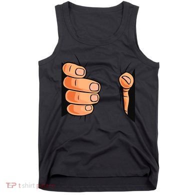 Funny Hand Gripping Optical Illusion Tank Top