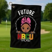 Future HBCU Grad Girl Golf Towel thumb 1
