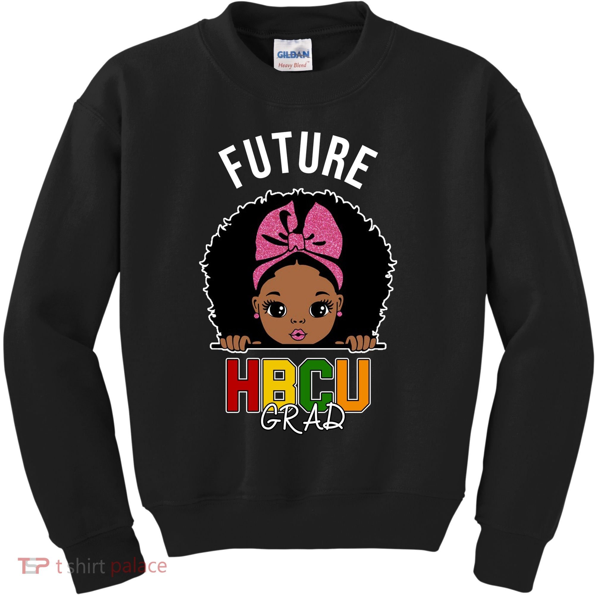 Future HBCU Grad Girl Kids Sweatshirt