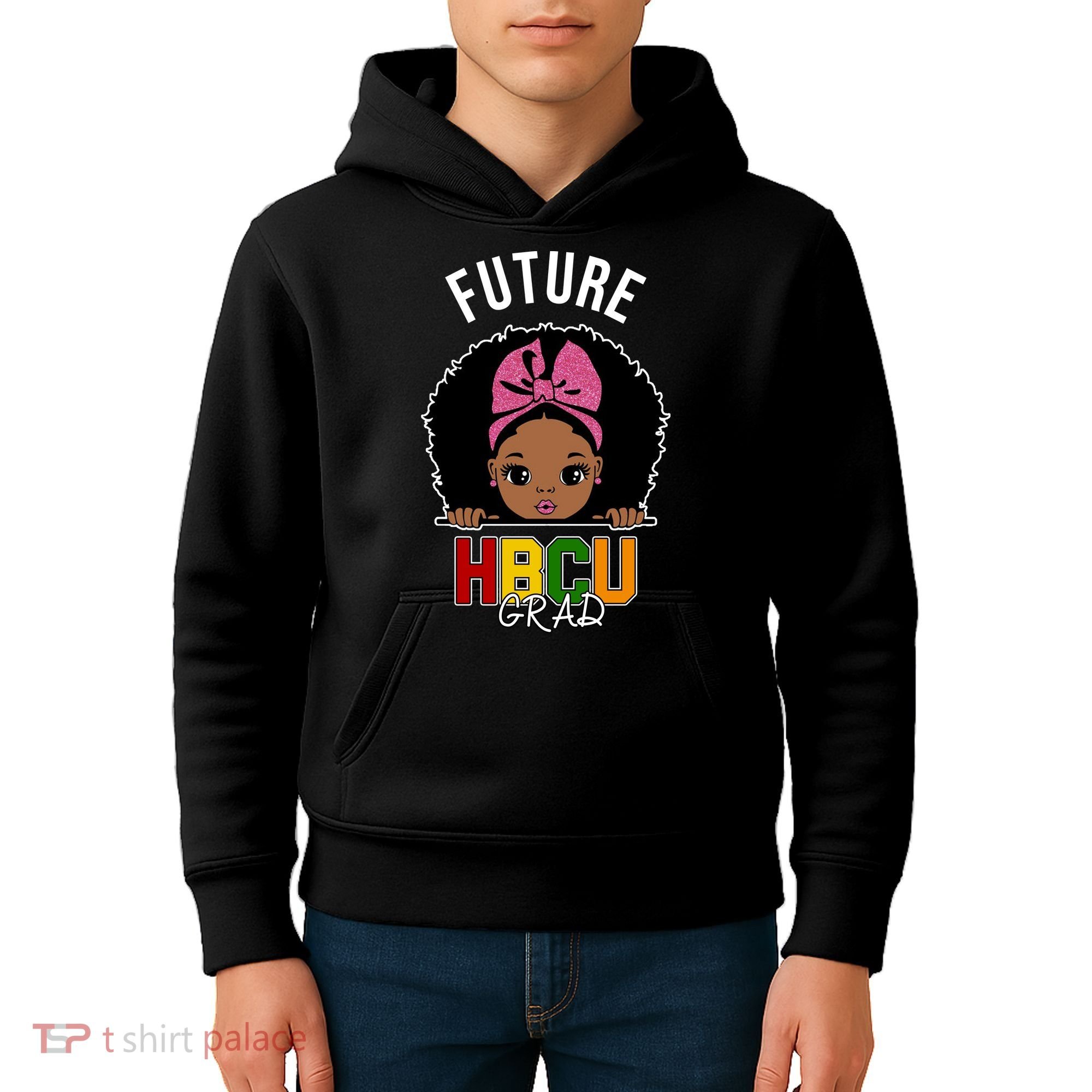 Future HBCU Grad Girl Kids Hoodie