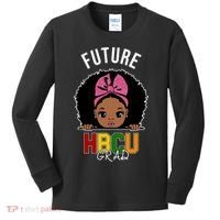 Future HBCU Grad Girl Kids Long Sleeve Shirt thumb 0