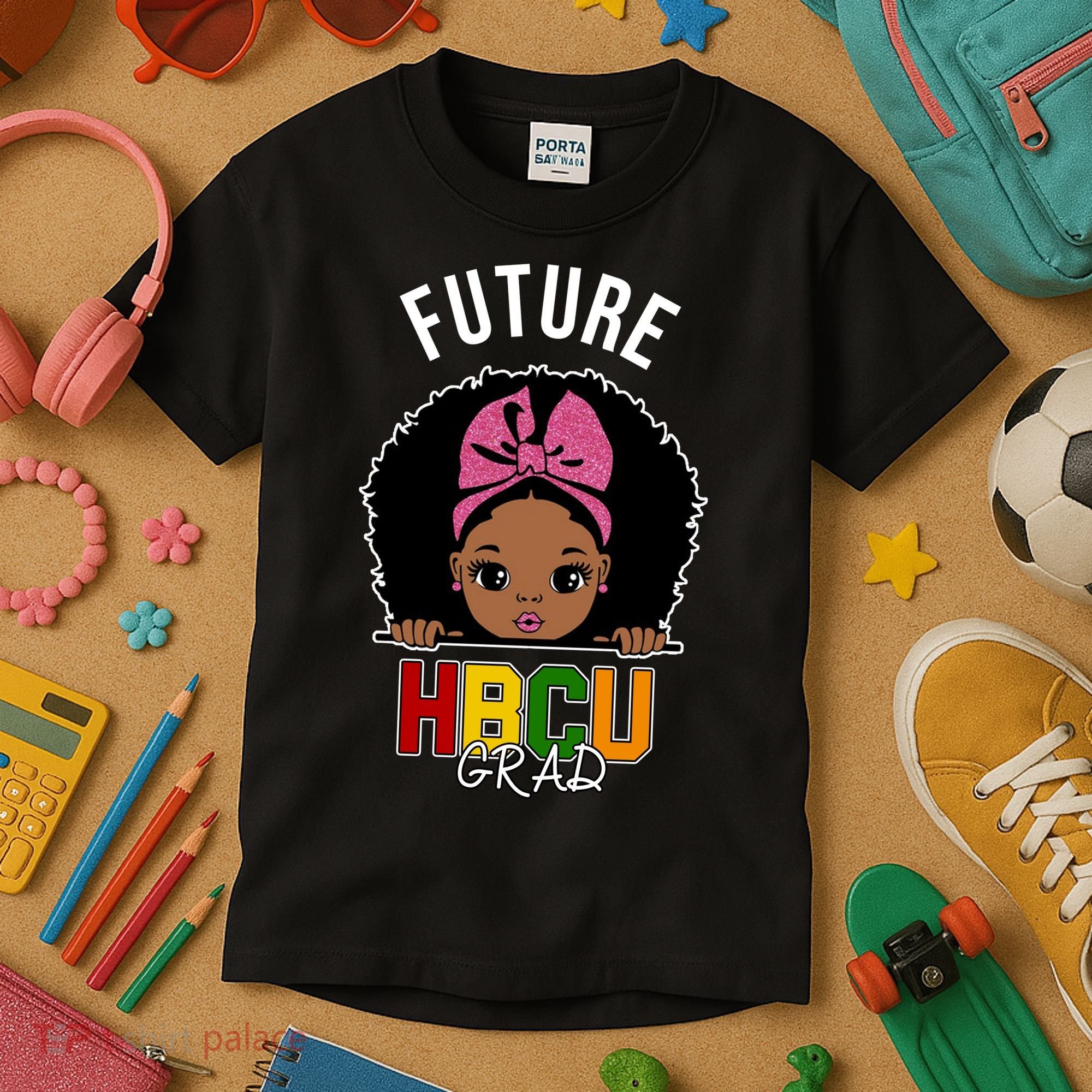 Future HBCU Grad Girl Kids T-Shirt