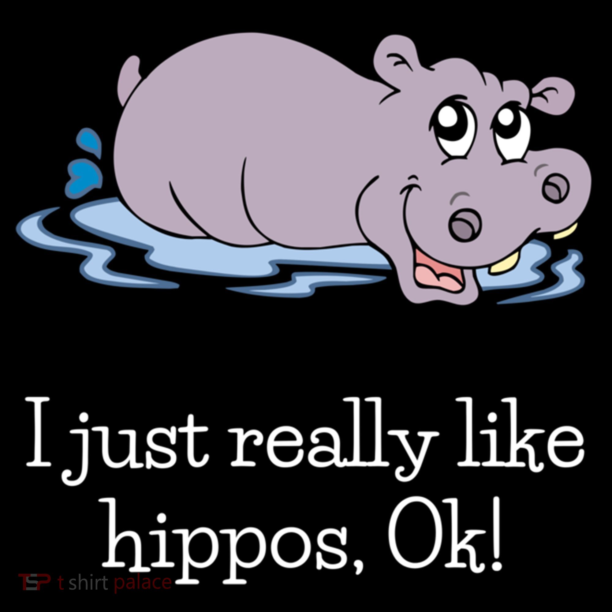 Funny Hippo Gift Just Really Like Hippos Ok! Hippopotamus Cool Gift Coffee Mug