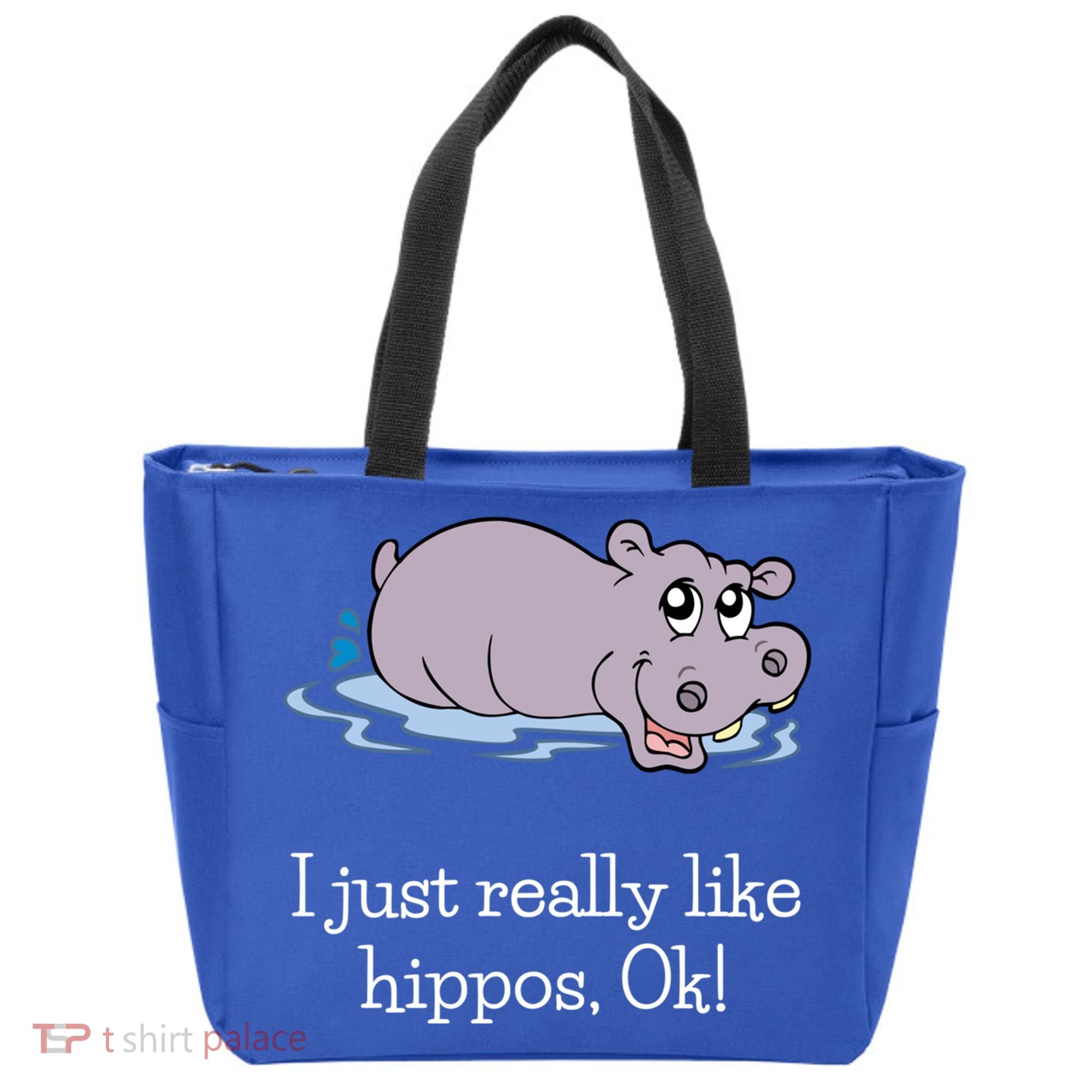 Funny Hippo Gift Just Really Like Hippos Ok! Hippopotamus Cool Gift Tote Bag