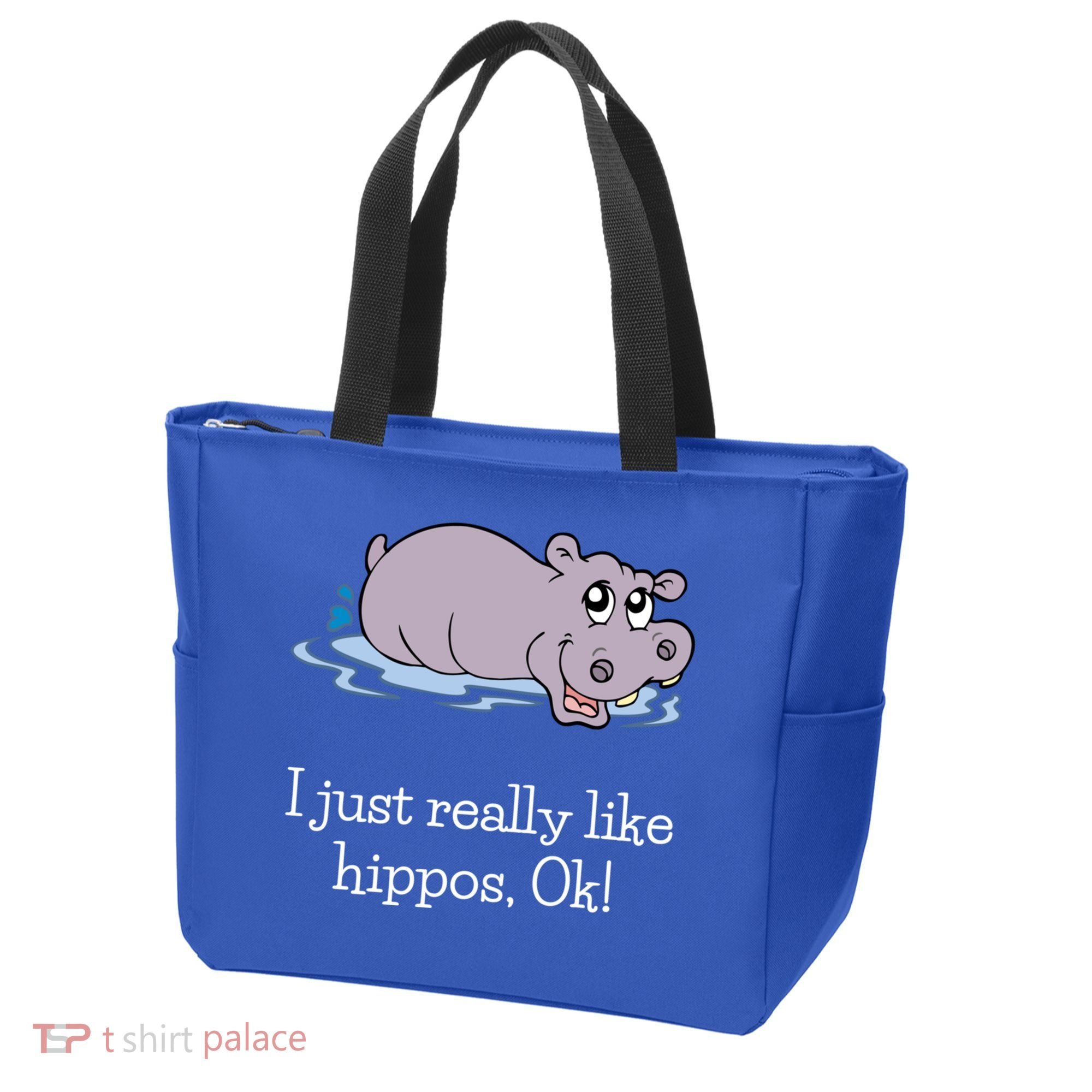 Funny Hippo Gift Just Really Like Hippos Ok! Hippopotamus Cool Gift Tote Bag