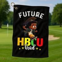 Future HBCU Grad Graduation HBCU Future College Student Golf Towel thumb 1