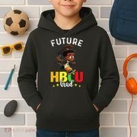 Future HBCU Grad Graduation HBCU Future College Student Kids Hoodie thumb 2