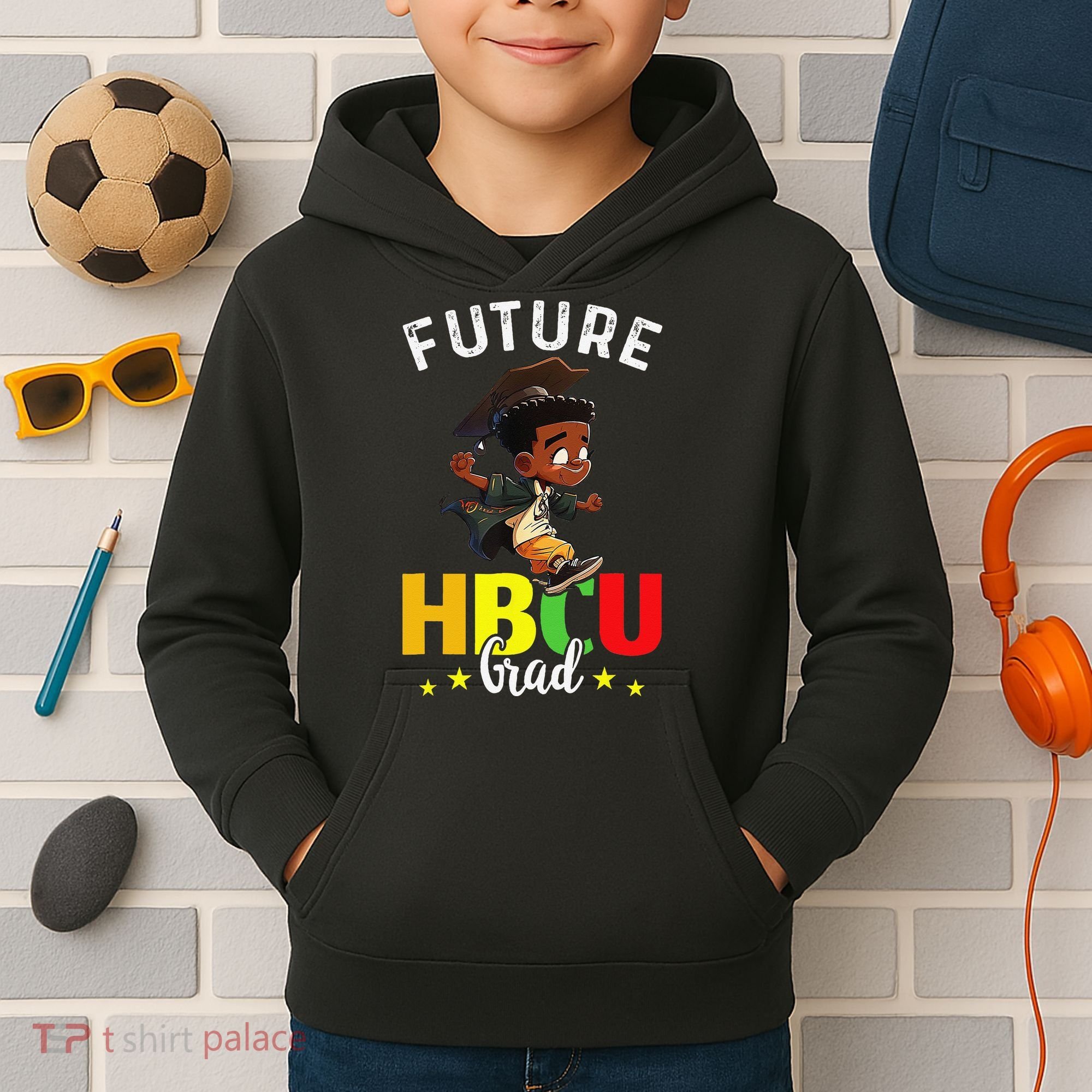 Future HBCU Grad Graduation HBCU Future College Student Kids Hoodie