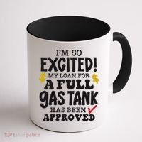 Funny High Gas Price Joke Meme Coffee Mug thumb 1