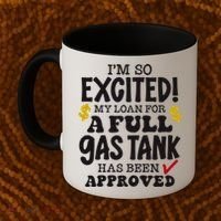 Funny High Gas Price Joke Meme Coffee Mug thumb 2