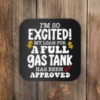 Funny High Gas Price Joke Meme Coaster thumb 0