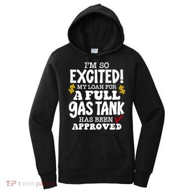 Funny High Gas Price Joke Meme Women's Hoodie