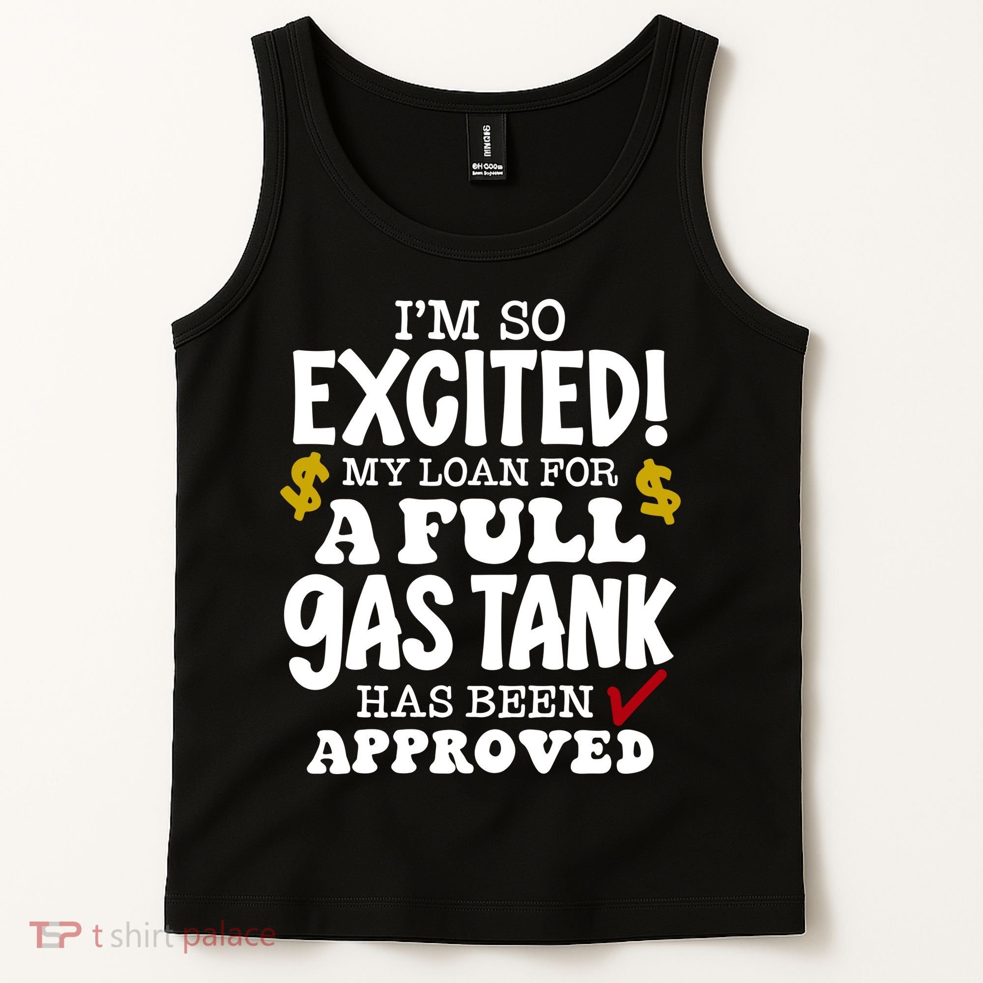 Funny High Gas Price Joke Meme Tank Top
