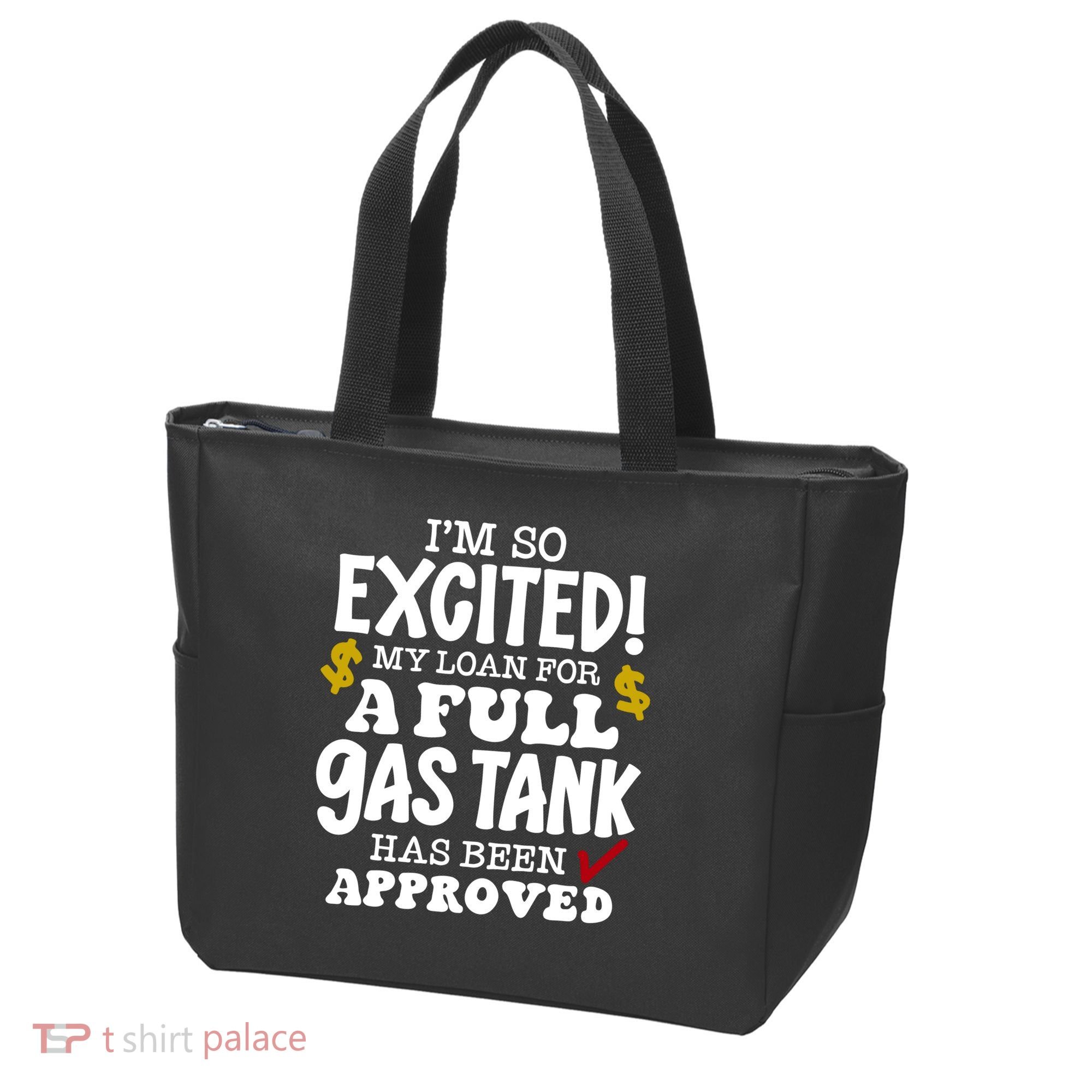 Funny High Gas Price Joke Meme Tote Bag