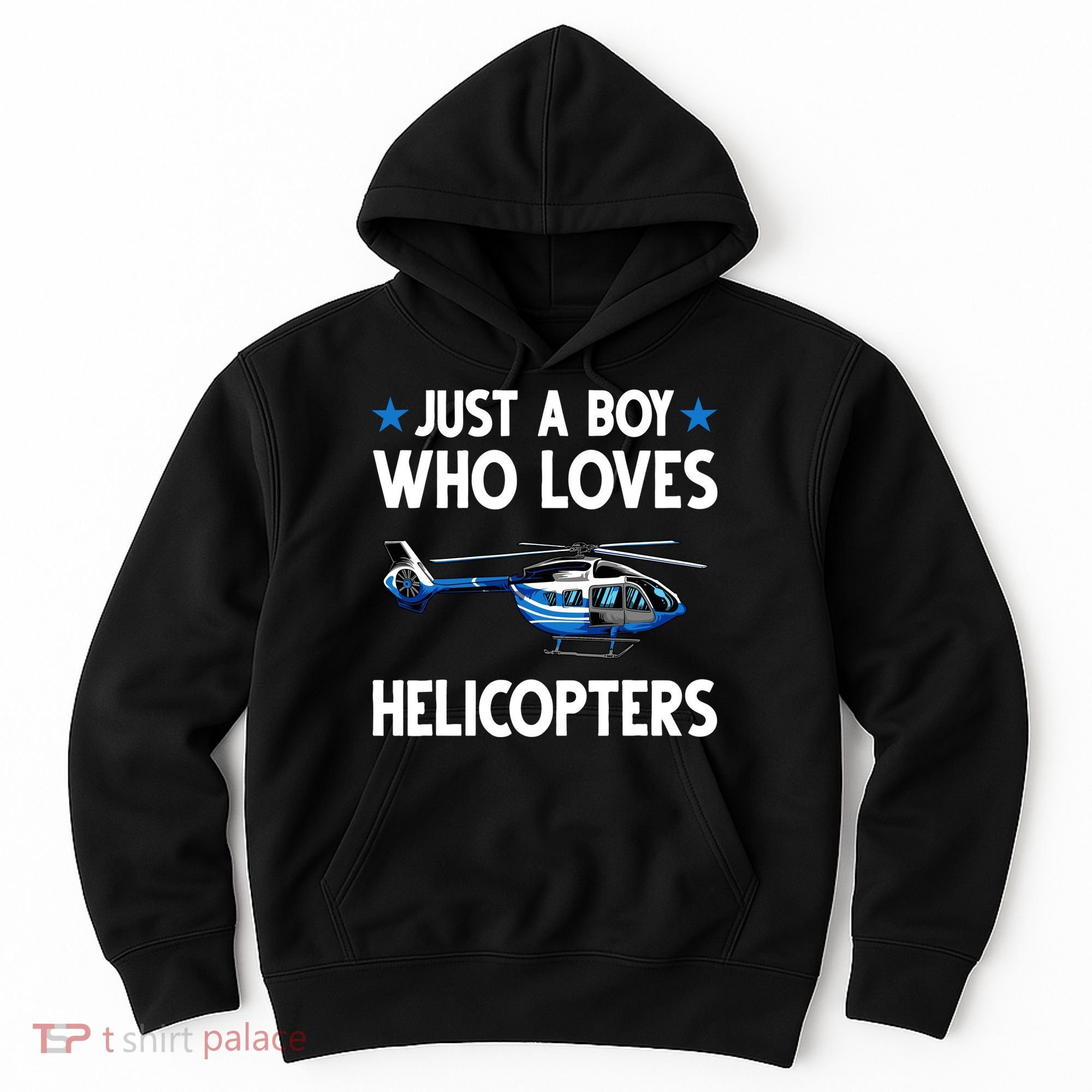Funny Helicopter Gift Boy Pilot Aviator Hoodie