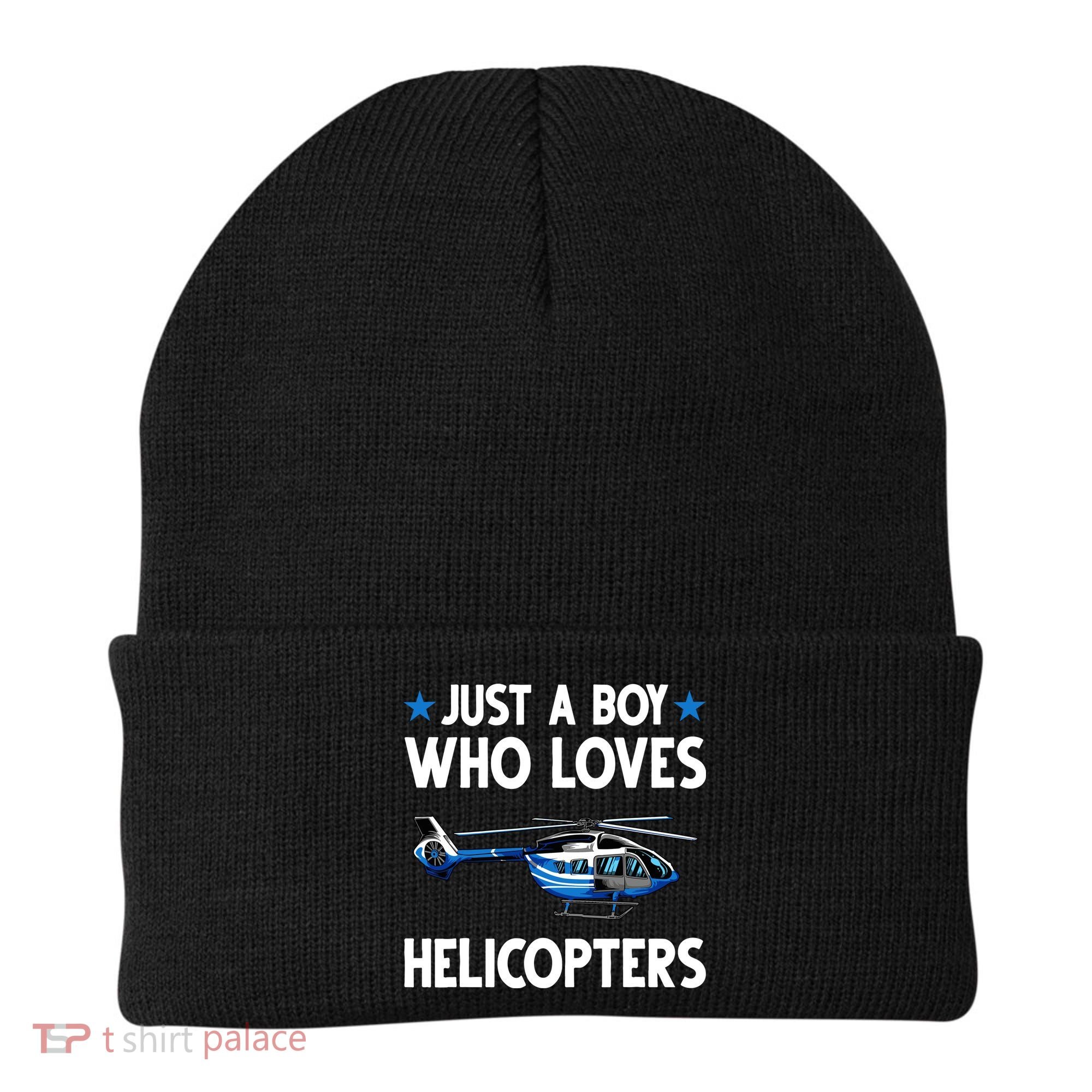 Funny Helicopter Gift Boy Pilot Aviator Beanie